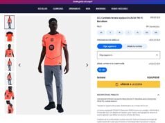 Polémica en redes por el color de la tercera camiseta del Barça
