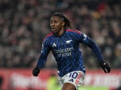 Mikel Arteta explica la sustitución de Eberechi Eze en el descanso en el empate del Arsenal en Brentford