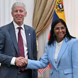 Delcy Rodríguez aseguró que Venezuela tendrá “elecciones libres y justas”