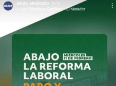 Los docentes de la UNLP se suman al paro y movilización contra la reforma laboral