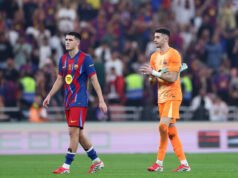 Alex Remiro, emocionado por la batalla de convocatoria para el Mundial con el portero del Barcelona Joan García