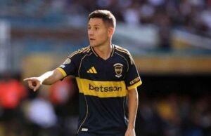 Otra mala noticia en Boca: Ander Herrera sintió una molestia en pleno entrenamiento